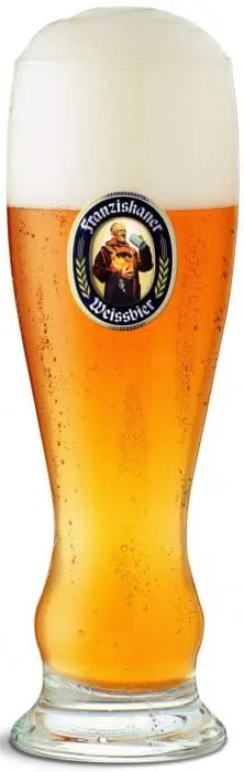 Verres à bière Franziskaner Weizen 330 ml - 2 pièces – Image 2